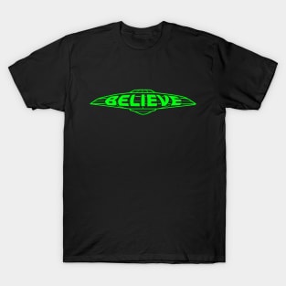 UFO Believe (green) T-Shirt